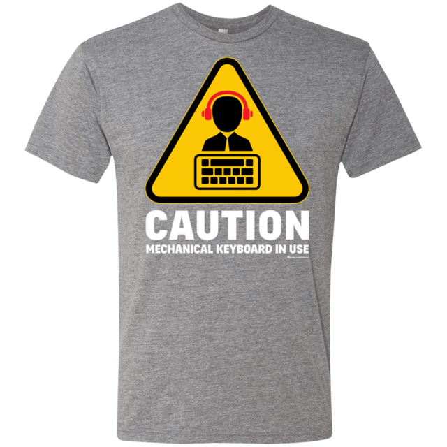 T-Shirts Premium Heather / Small Loud Typer Men's Triblend T-Shirt