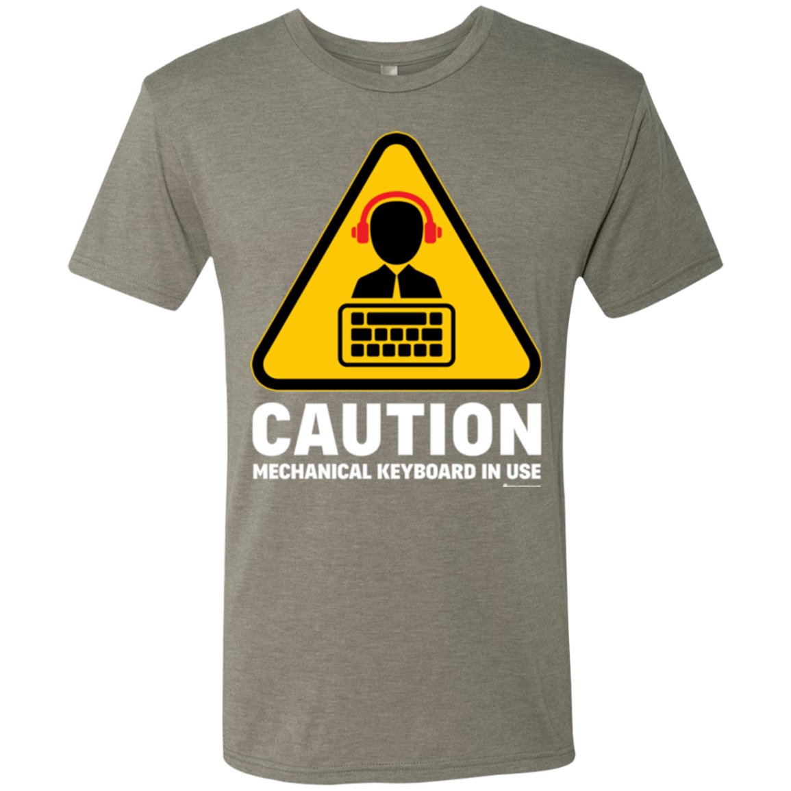 T-Shirts Venetian Grey / Small Loud Typer Men's Triblend T-Shirt