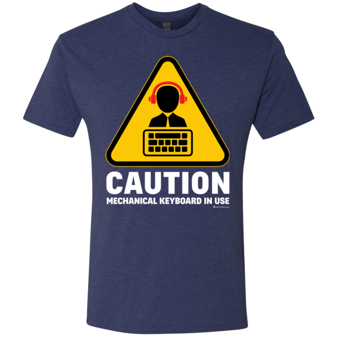 T-Shirts Vintage Navy / Small Loud Typer Men's Triblend T-Shirt