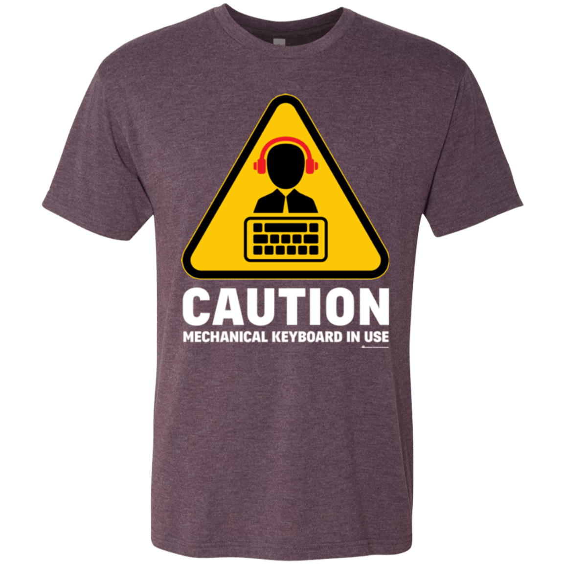 T-Shirts Vintage Purple / Small Loud Typer Men's Triblend T-Shirt