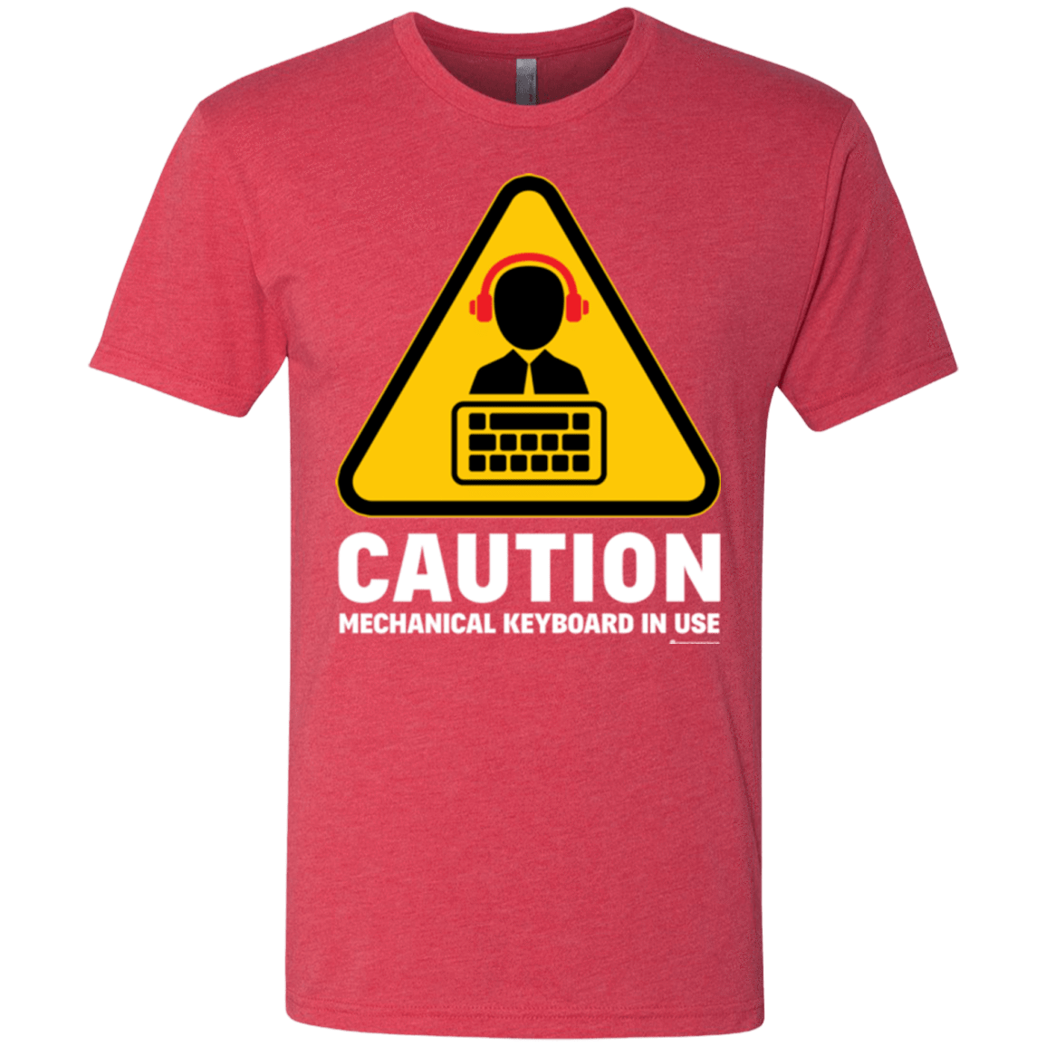 T-Shirts Vintage Red / Small Loud Typer Men's Triblend T-Shirt