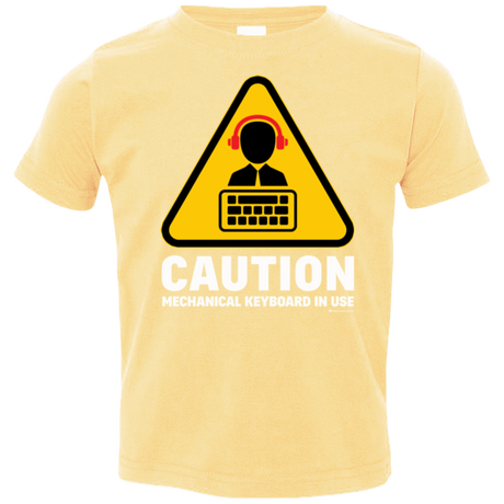 T-Shirts Butter / 2T Loud Typer Toddler Premium T-Shirt