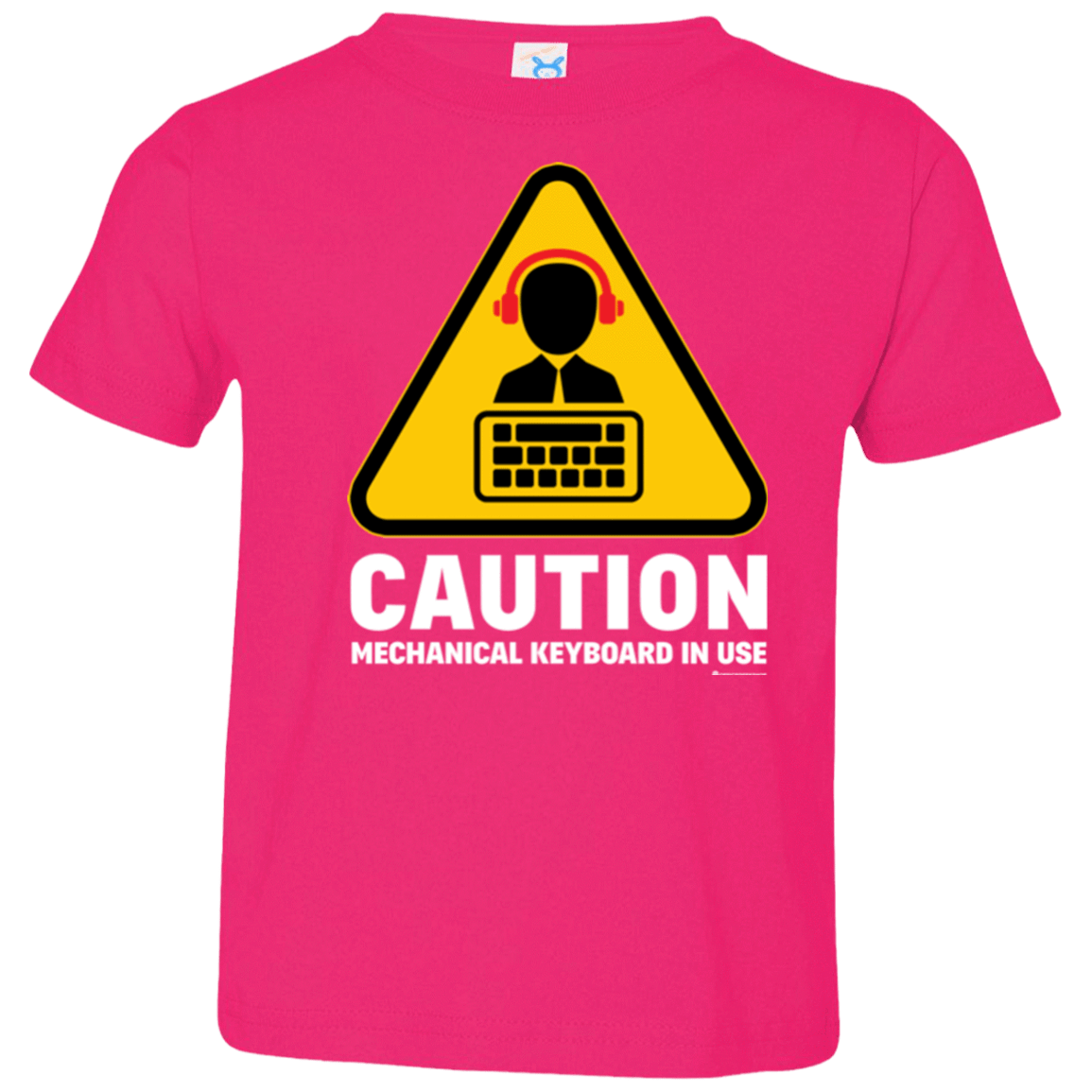 T-Shirts Hot Pink / 2T Loud Typer Toddler Premium T-Shirt