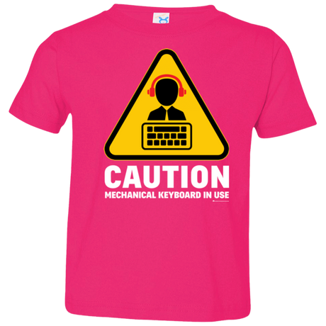 T-Shirts Hot Pink / 2T Loud Typer Toddler Premium T-Shirt