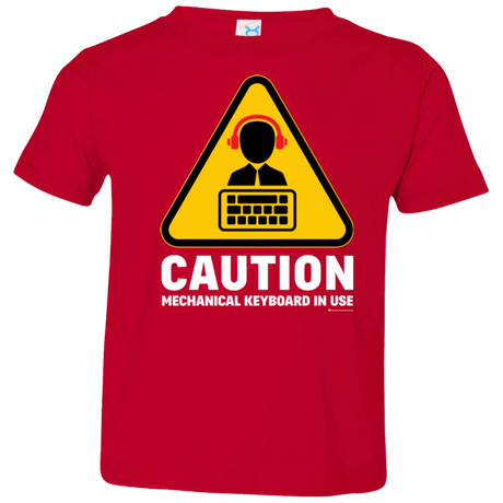 T-Shirts Red / 2T Loud Typer Toddler Premium T-Shirt