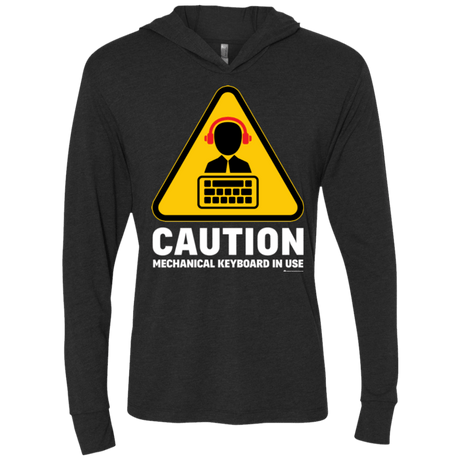 T-Shirts Vintage Black / X-Small Loud Typer Triblend Long Sleeve Hoodie Tee