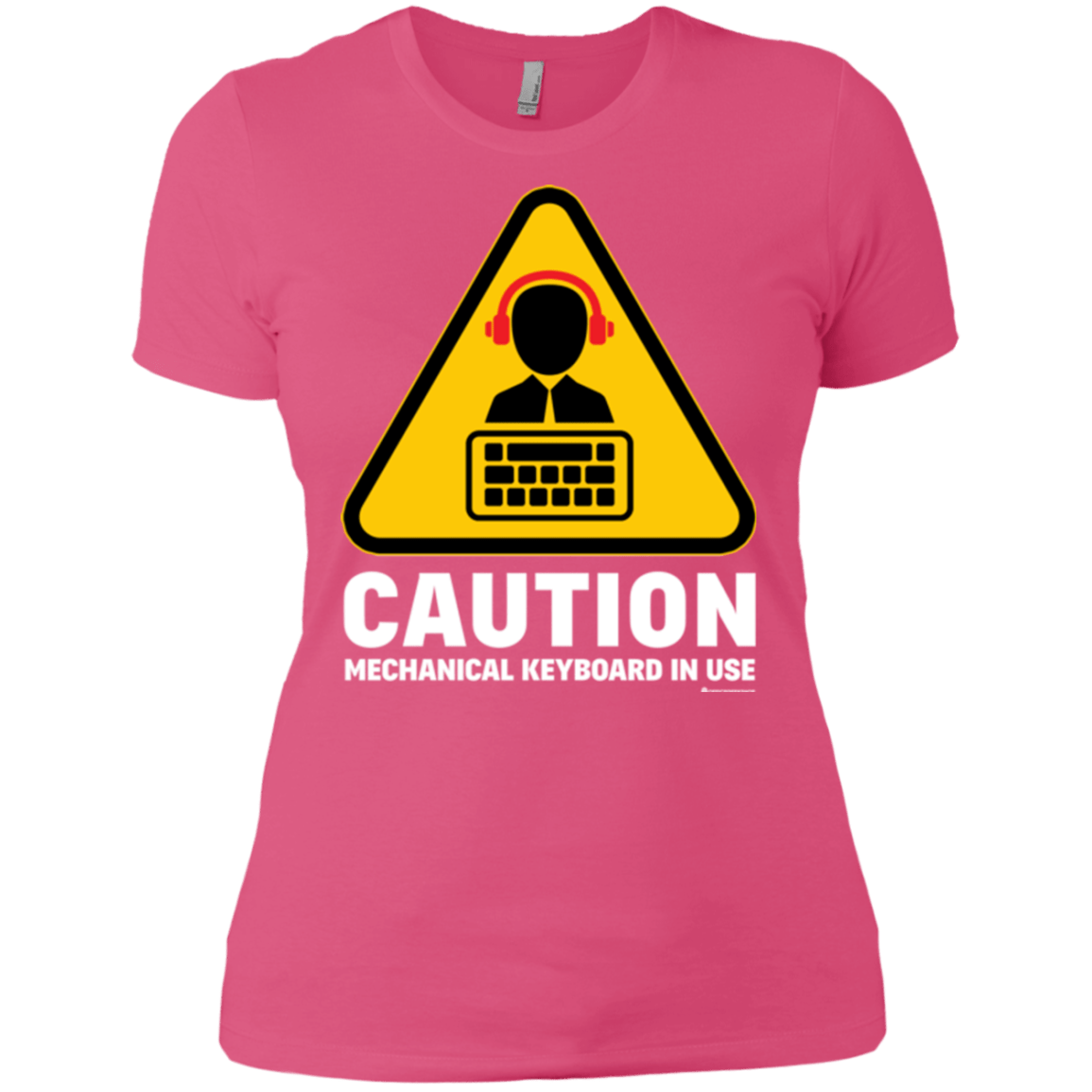 T-Shirts Hot Pink / X-Small Loud Typer Women's Premium T-Shirt