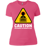 T-Shirts Hot Pink / X-Small Loud Typer Women's Premium T-Shirt