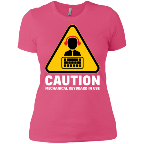 T-Shirts Hot Pink / X-Small Loud Typer Women's Premium T-Shirt