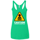 T-Shirts Envy / X-Small Loud Typer Women's Triblend Racerback Tank