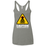 T-Shirts Venetian Grey / X-Small Loud Typer Women's Triblend Racerback Tank