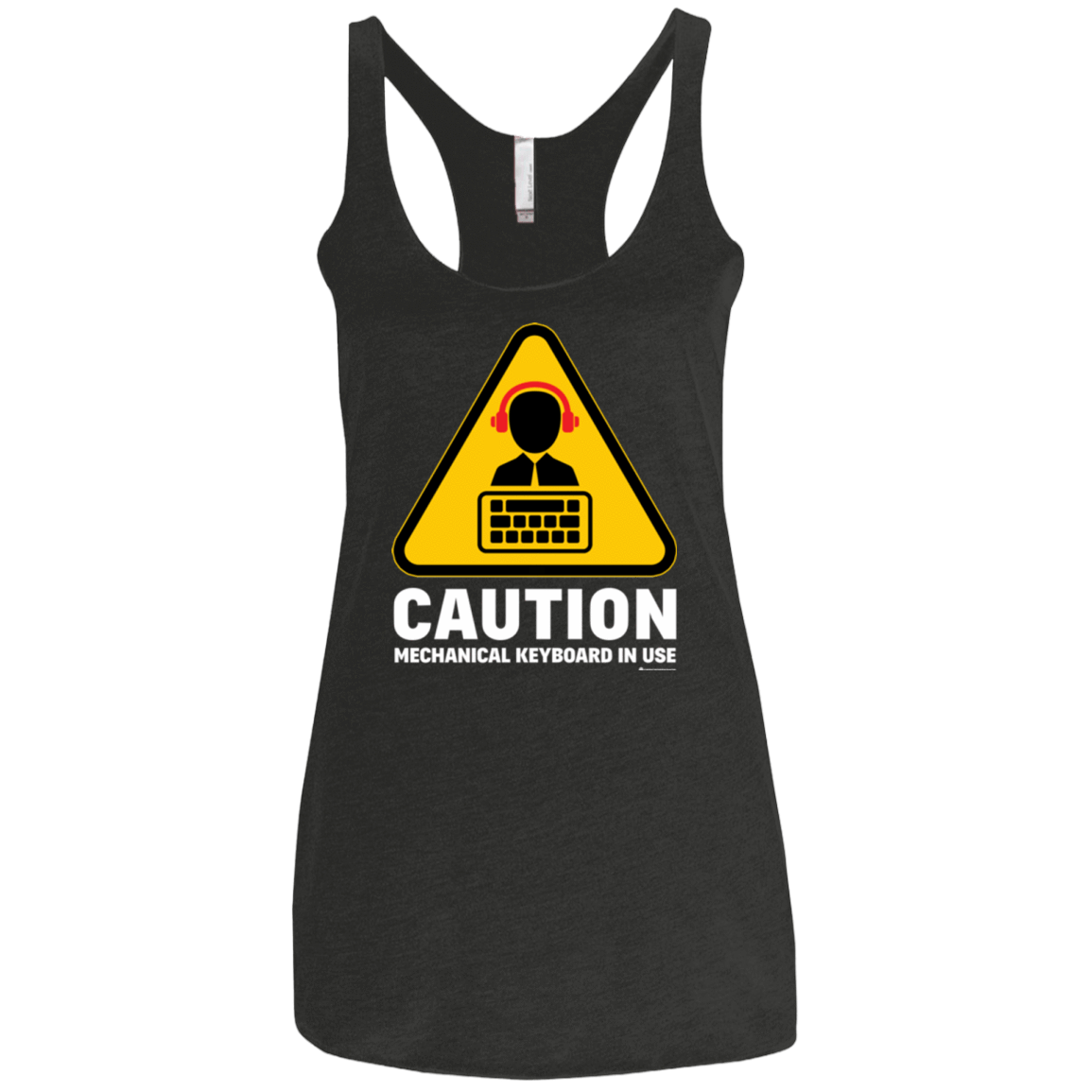 T-Shirts Vintage Black / X-Small Loud Typer Women's Triblend Racerback Tank