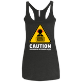 T-Shirts Vintage Black / X-Small Loud Typer Women's Triblend Racerback Tank