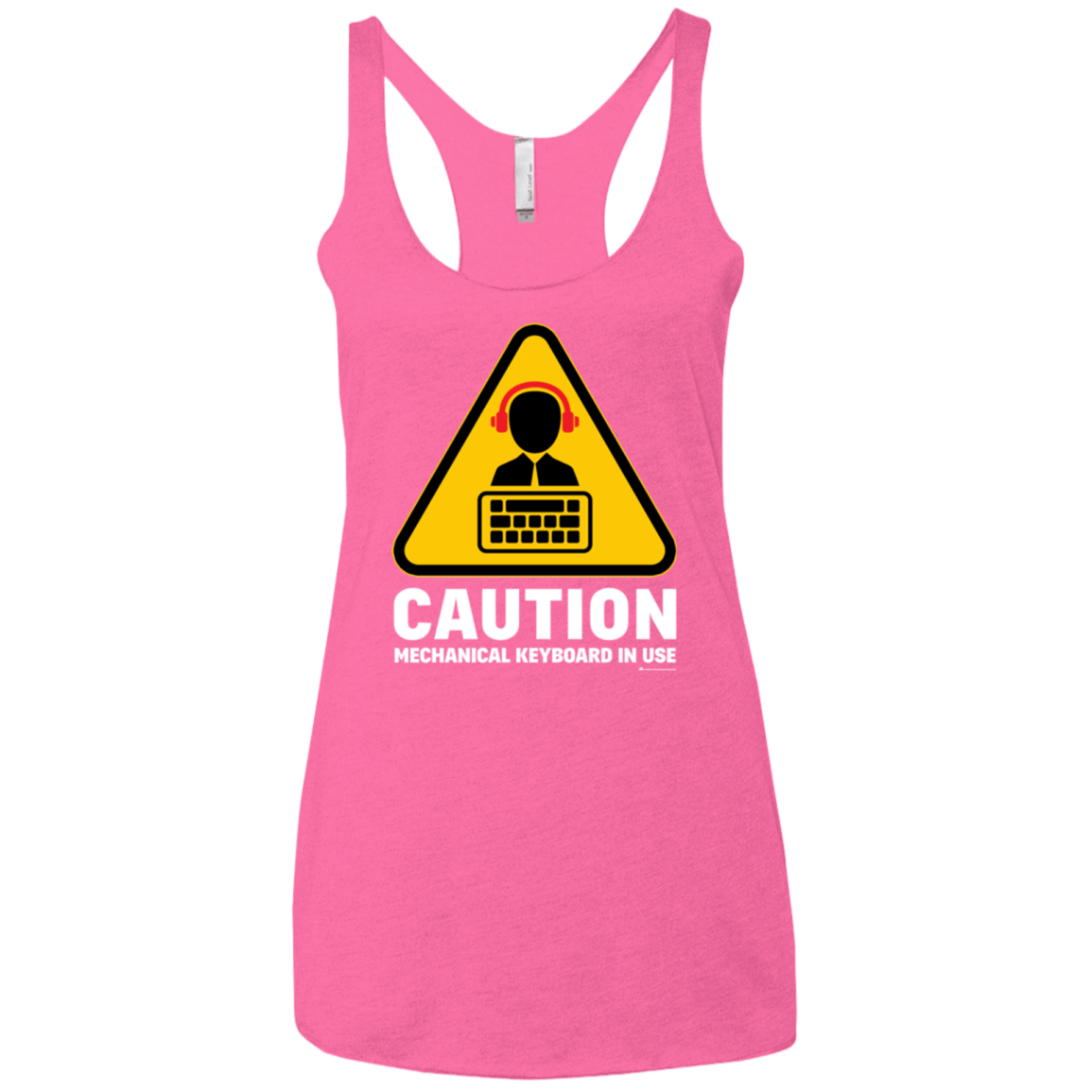 T-Shirts Vintage Pink / X-Small Loud Typer Women's Triblend Racerback Tank