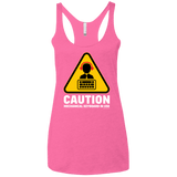 T-Shirts Vintage Pink / X-Small Loud Typer Women's Triblend Racerback Tank