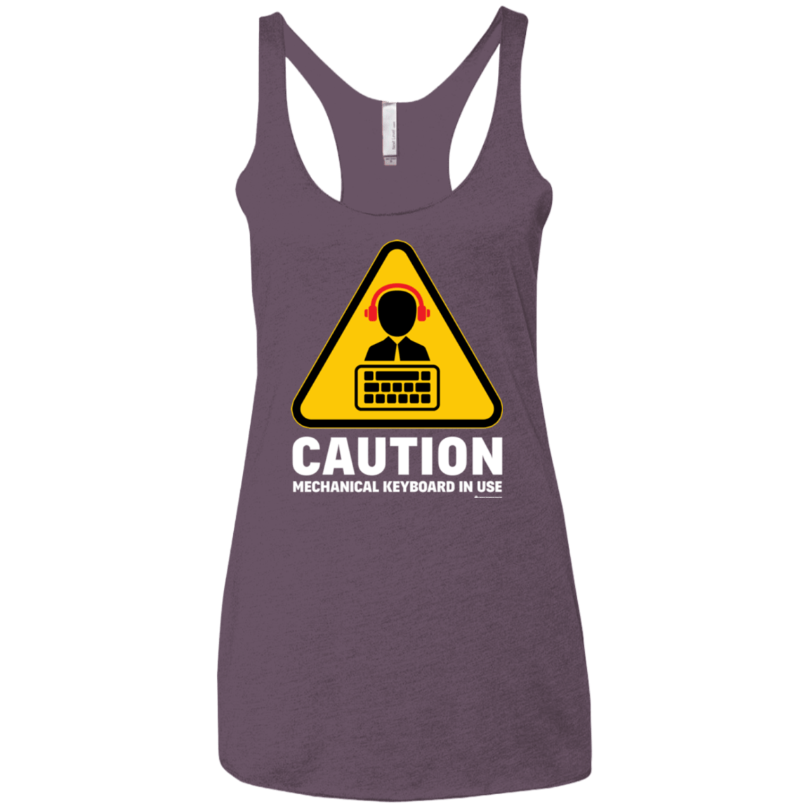 T-Shirts Vintage Purple / X-Small Loud Typer Women's Triblend Racerback Tank