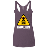 T-Shirts Vintage Purple / X-Small Loud Typer Women's Triblend Racerback Tank