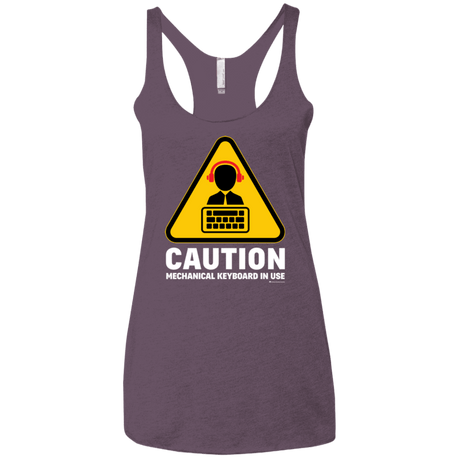 T-Shirts Vintage Purple / X-Small Loud Typer Women's Triblend Racerback Tank