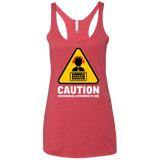 T-Shirts Vintage Red / X-Small Loud Typer Women's Triblend Racerback Tank