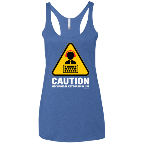 T-Shirts Vintage Royal / X-Small Loud Typer Women's Triblend Racerback Tank