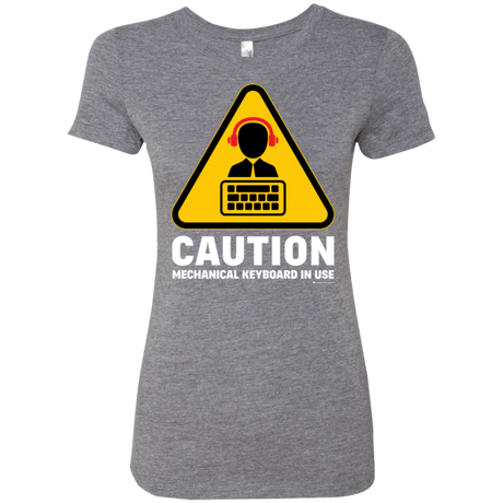 T-Shirts Premium Heather / Small Loud Typer Women's Triblend T-Shirt