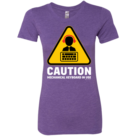 T-Shirts Purple Rush / Small Loud Typer Women's Triblend T-Shirt