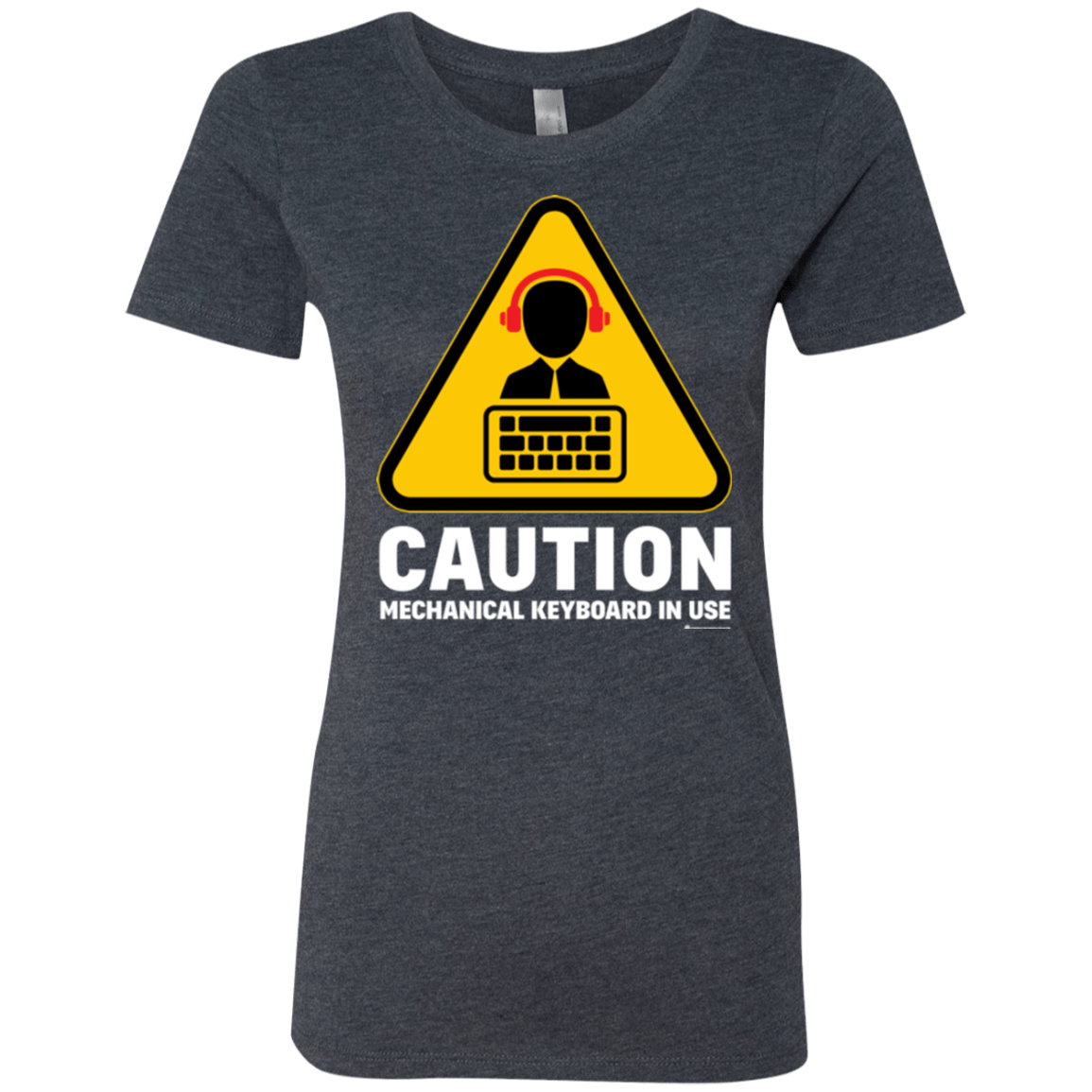 T-Shirts Vintage Navy / Small Loud Typer Women's Triblend T-Shirt