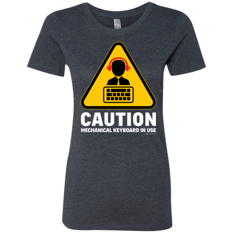 T-Shirts Vintage Navy / Small Loud Typer Women's Triblend T-Shirt