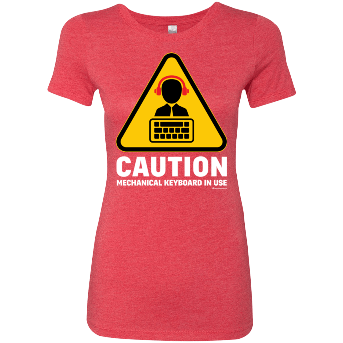 T-Shirts Vintage Red / Small Loud Typer Women's Triblend T-Shirt