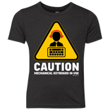 T-Shirts Vintage Black / YXS Loud Typer Youth Triblend T-Shirt