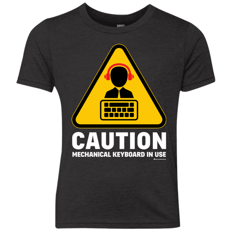 T-Shirts Vintage Black / YXS Loud Typer Youth Triblend T-Shirt