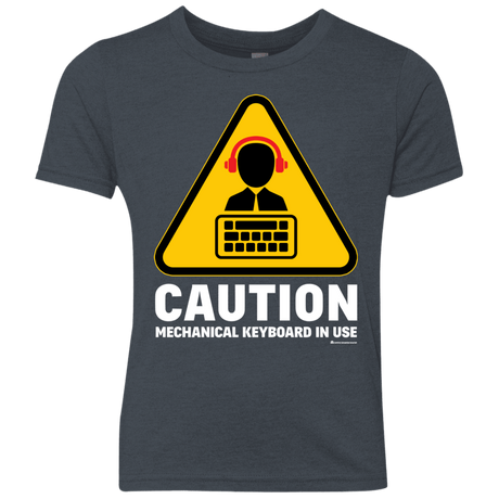 T-Shirts Vintage Navy / YXS Loud Typer Youth Triblend T-Shirt