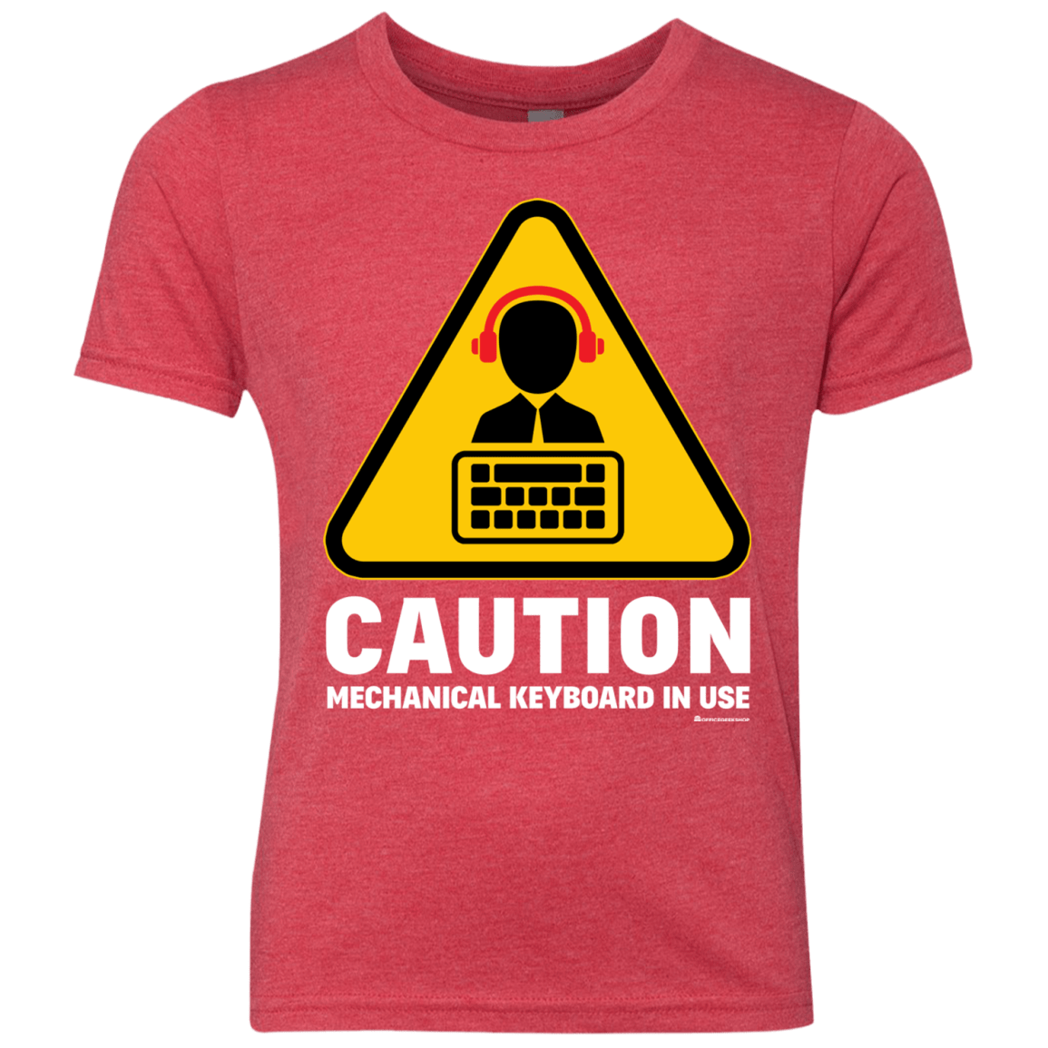 T-Shirts Vintage Red / YXS Loud Typer Youth Triblend T-Shirt