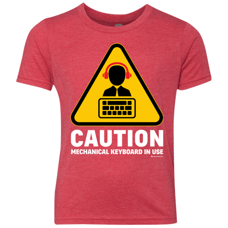 T-Shirts Vintage Red / YXS Loud Typer Youth Triblend T-Shirt