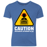 T-Shirts Vintage Royal / YXS Loud Typer Youth Triblend T-Shirt