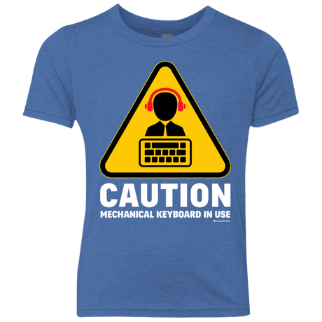 T-Shirts Vintage Royal / YXS Loud Typer Youth Triblend T-Shirt