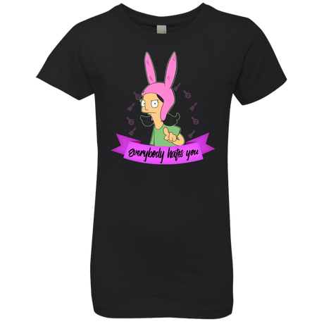 T-Shirts Black / YXS Louise Everybody Girls Premium T-Shirt