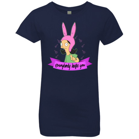 T-Shirts Midnight Navy / YXS Louise Everybody Girls Premium T-Shirt