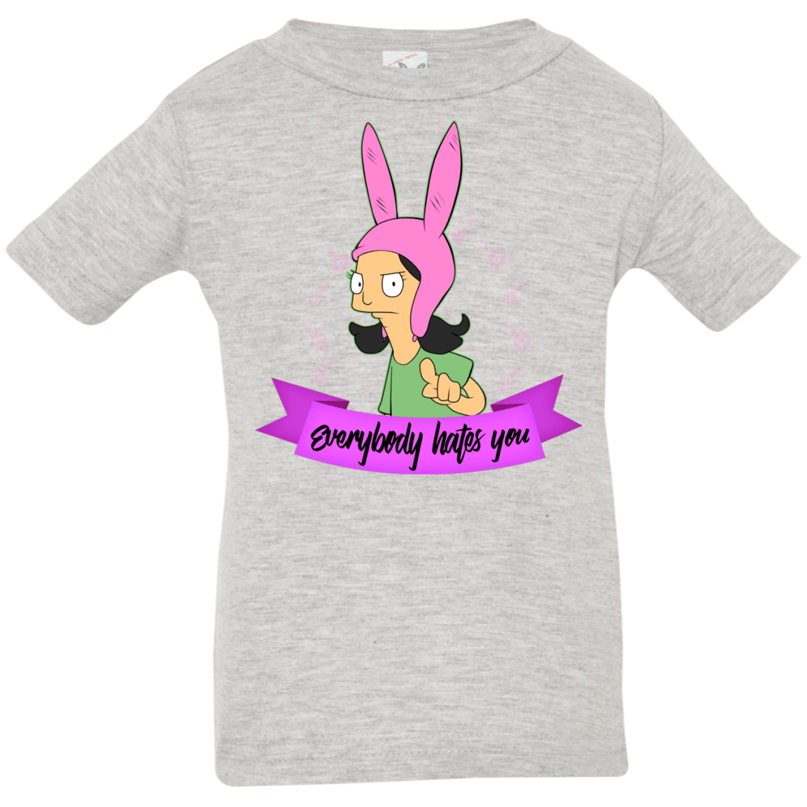 T-Shirts Heather / 6 Months Louise Everybody Infant Premium T-Shirt