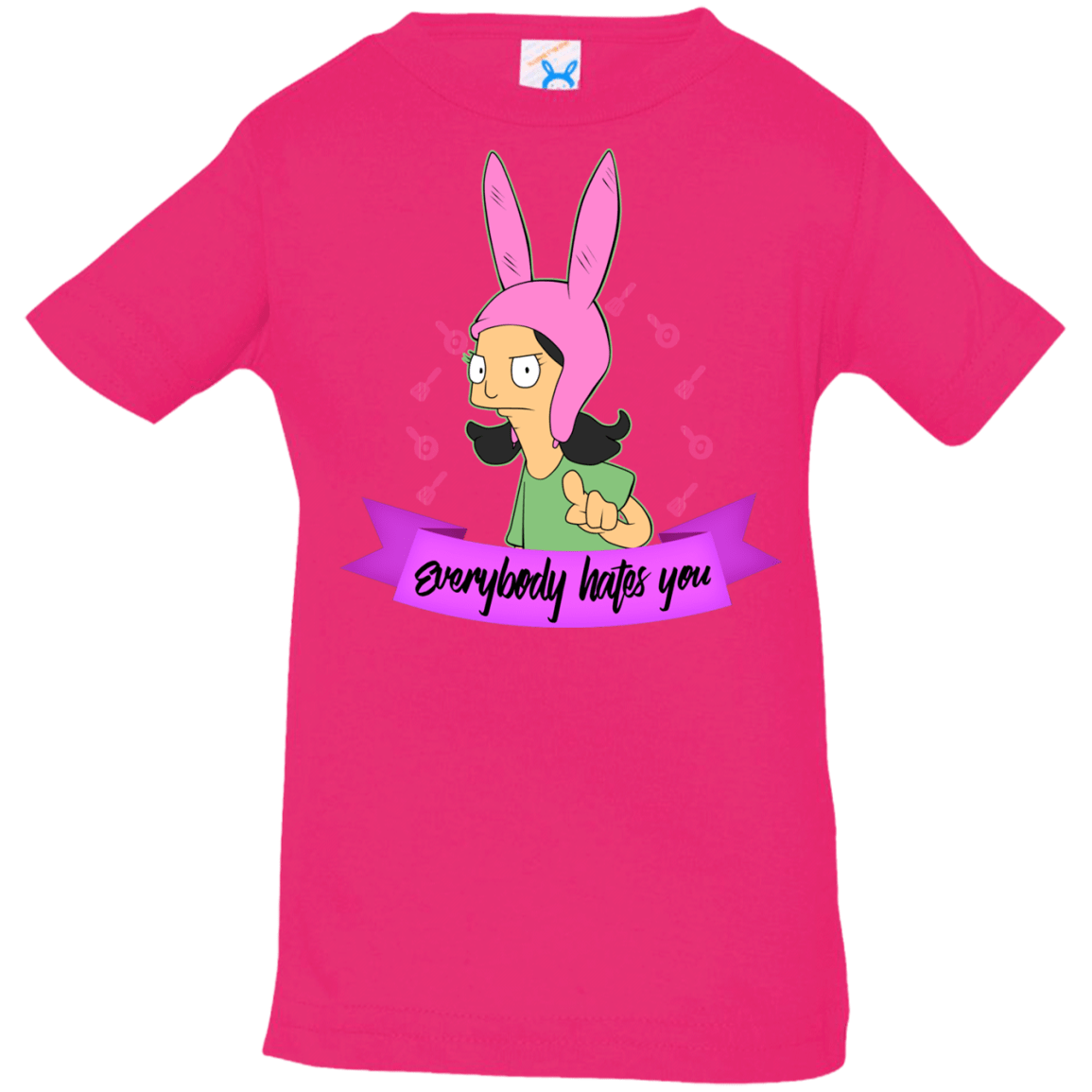 T-Shirts Hot Pink / 6 Months Louise Everybody Infant Premium T-Shirt