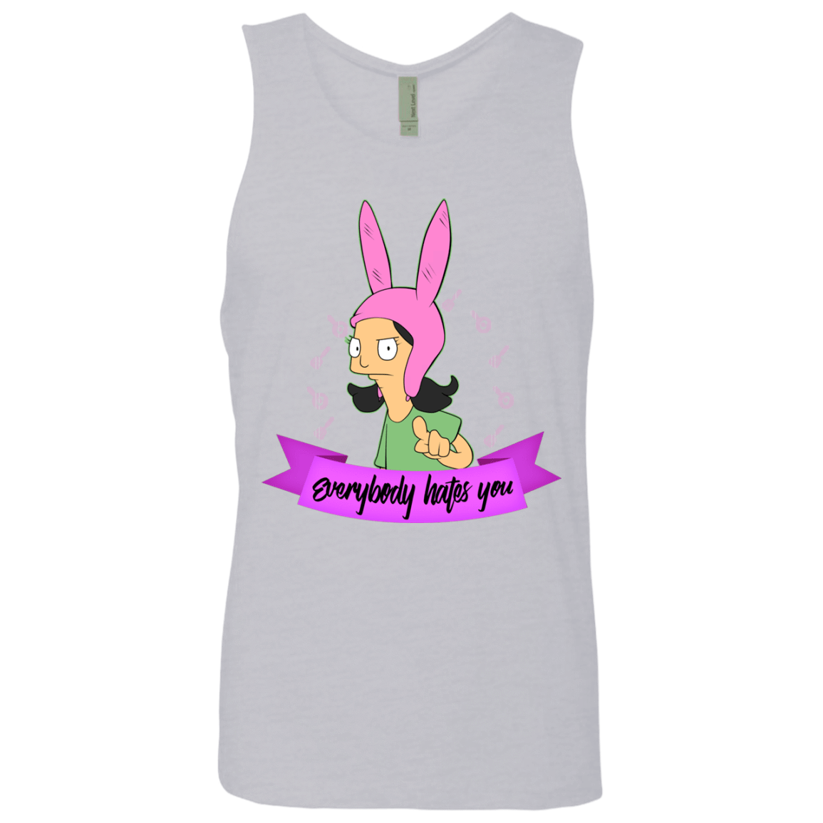 T-Shirts Heather Grey / Small Louise Everybody Men's Premium Tank Top