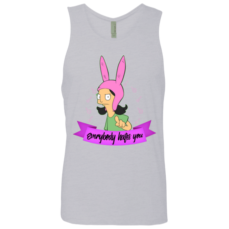 T-Shirts Heather Grey / Small Louise Everybody Men's Premium Tank Top