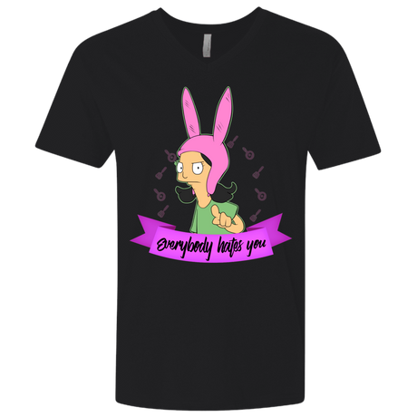 T-Shirts Black / X-Small Louise Everybody Men's Premium V-Neck