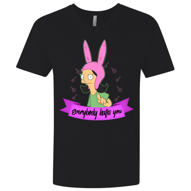 T-Shirts Black / X-Small Louise Everybody Men's Premium V-Neck