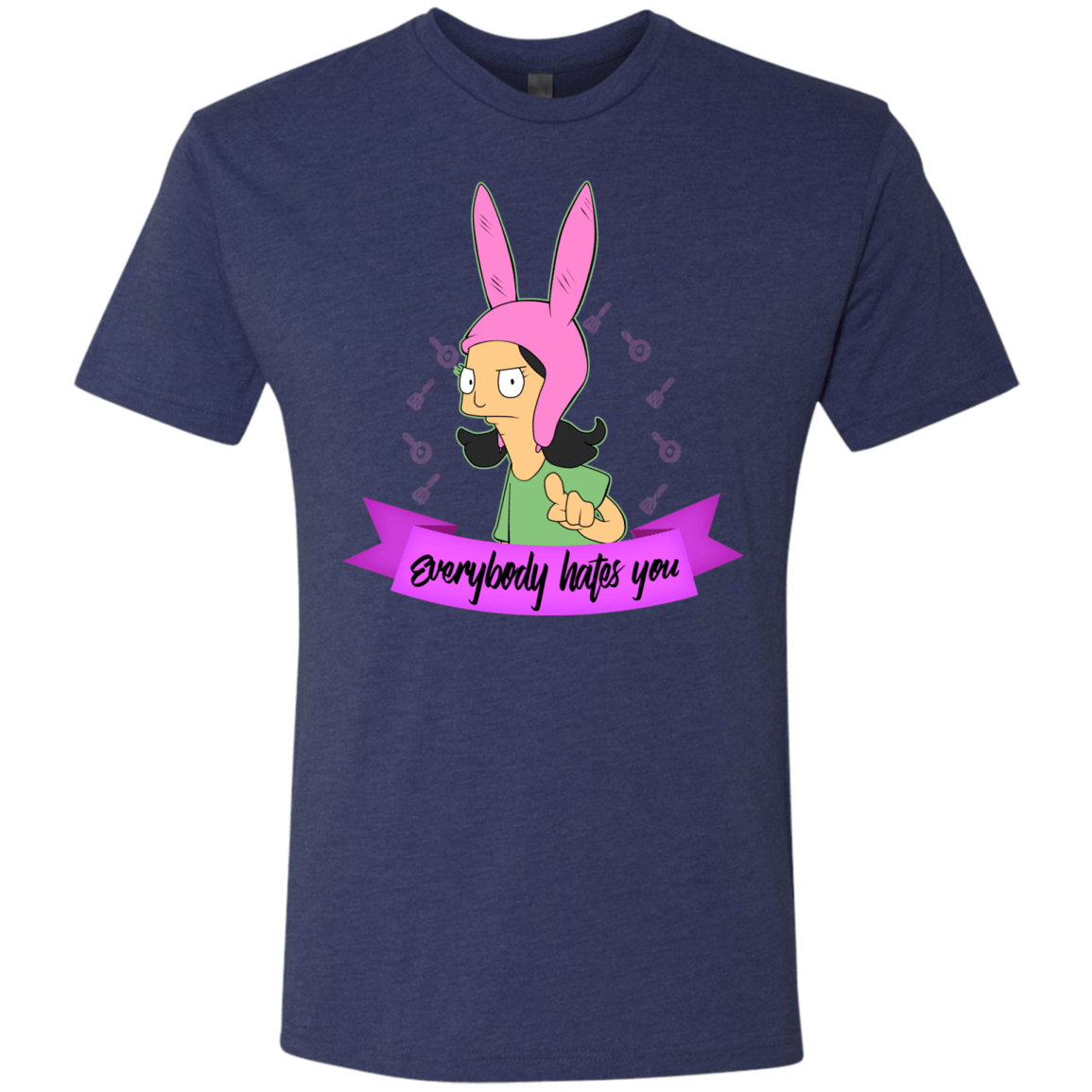 T-Shirts Vintage Navy / Small Louise Everybody Men's Triblend T-Shirt