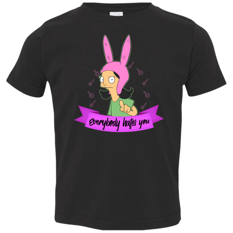 T-Shirts Black / 2T Louise Everybody Toddler Premium T-Shirt