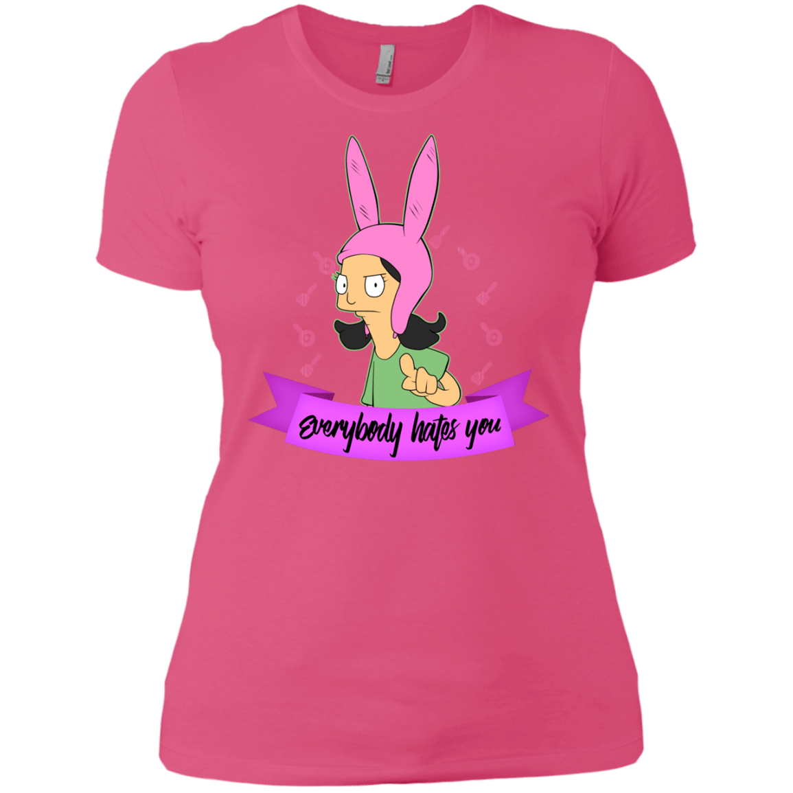T-Shirts Hot Pink / X-Small Louise Everybody Women's Premium T-Shirt