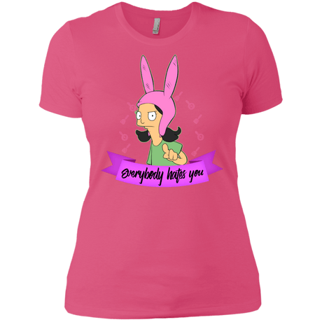 T-Shirts Hot Pink / X-Small Louise Everybody Women's Premium T-Shirt