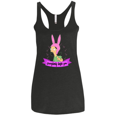 T-Shirts Vintage Black / X-Small Louise Everybody Women's Triblend Racerback Tank