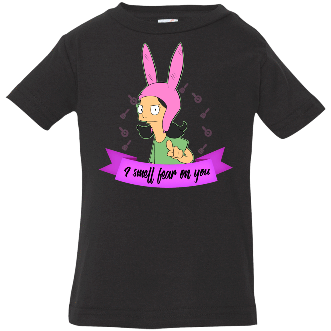 T-Shirts Black / 6 Months Louise Smell Fear Infant Premium T-Shirt